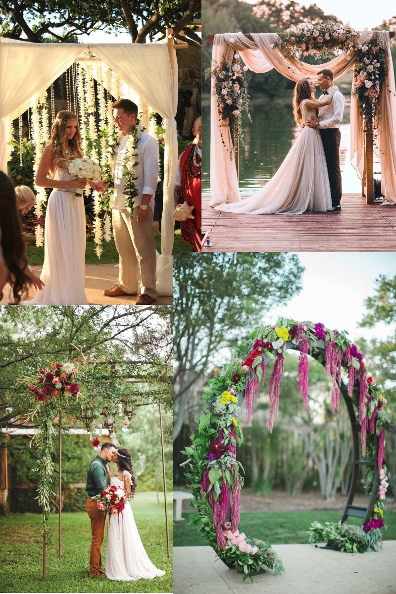 arches de ceremonies de mariage laiques